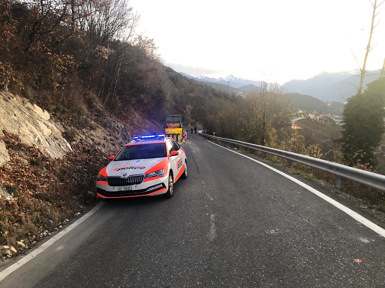 Un cycliste a perdu la vie dans la région de Conthey en Valais
